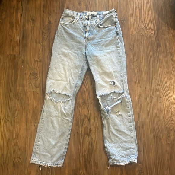 Denim Forum High Rise Mom Jean - Picture 1 of 4
